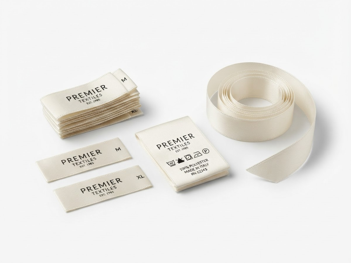 Satin labels