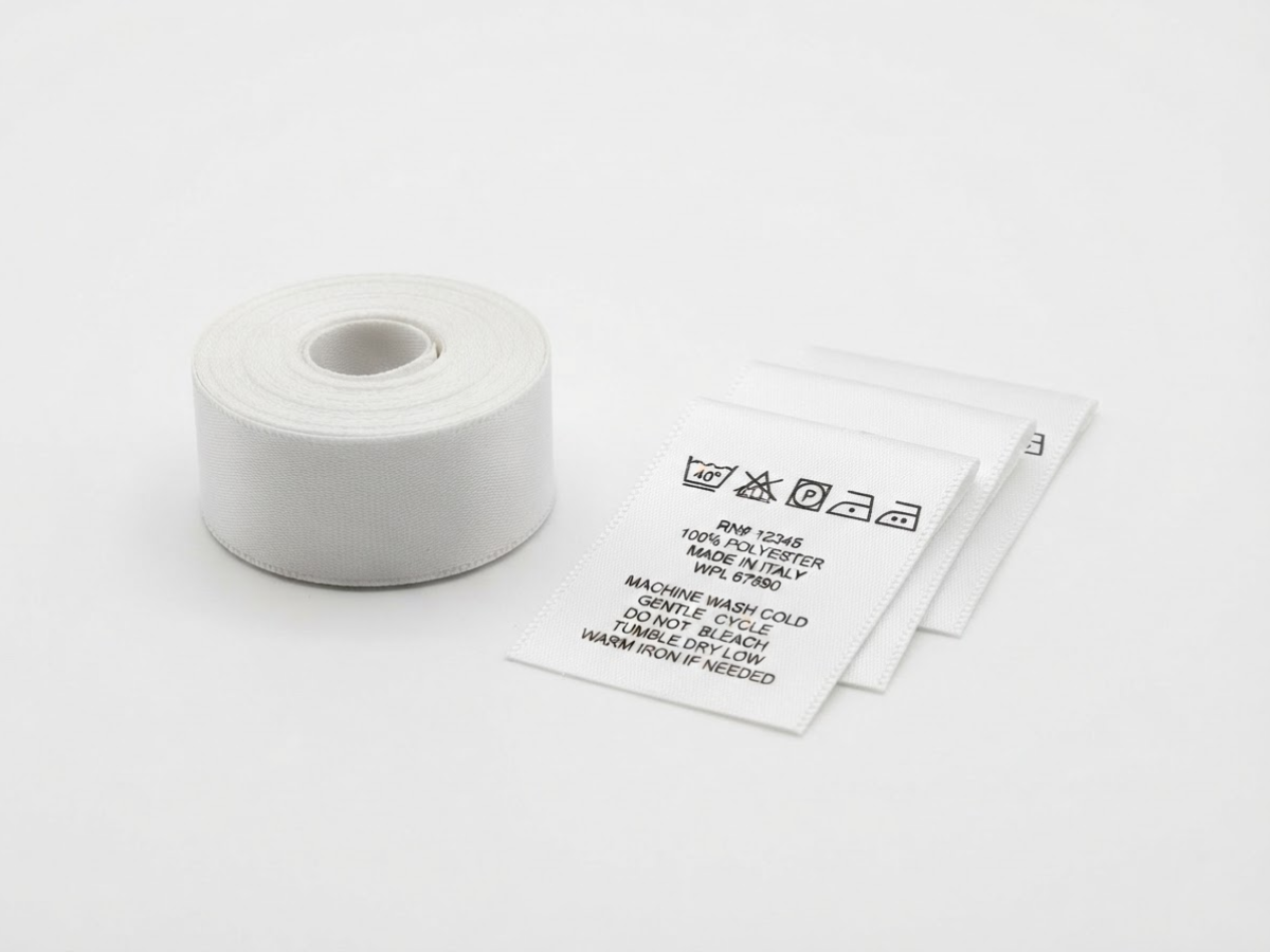Taffeta labels